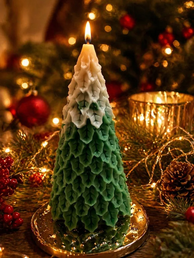 Christmas Tree Candle · Large