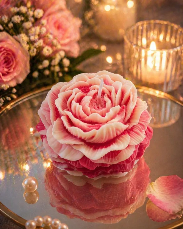 Peony Candle