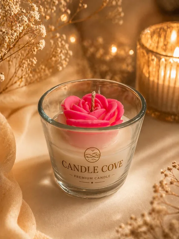 Rose Candle
